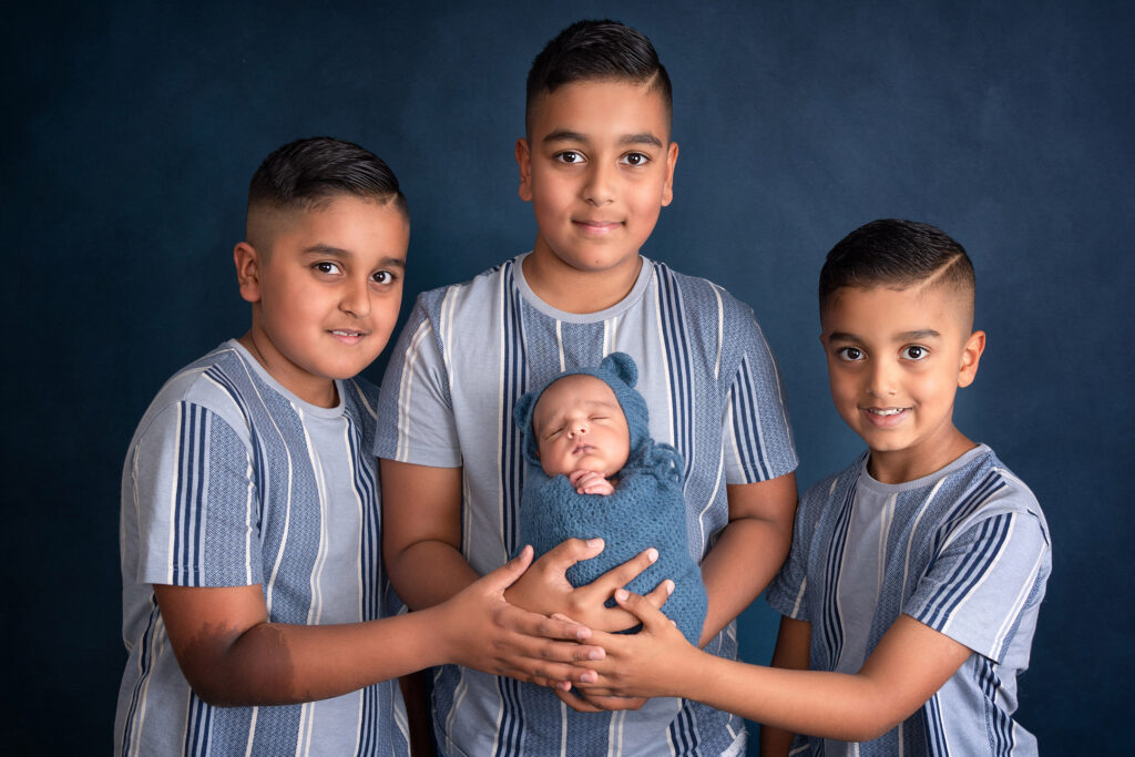 newborn siblings