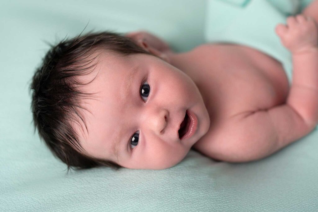 newborn smile