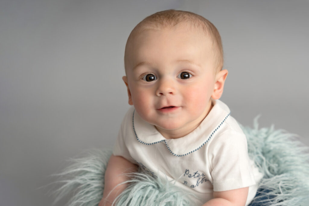 sitting baby